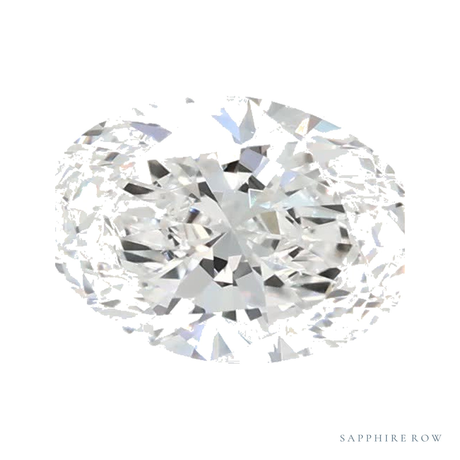 0.79 ct lab-grown diamond, oval cut | Sapphire Row · cut4