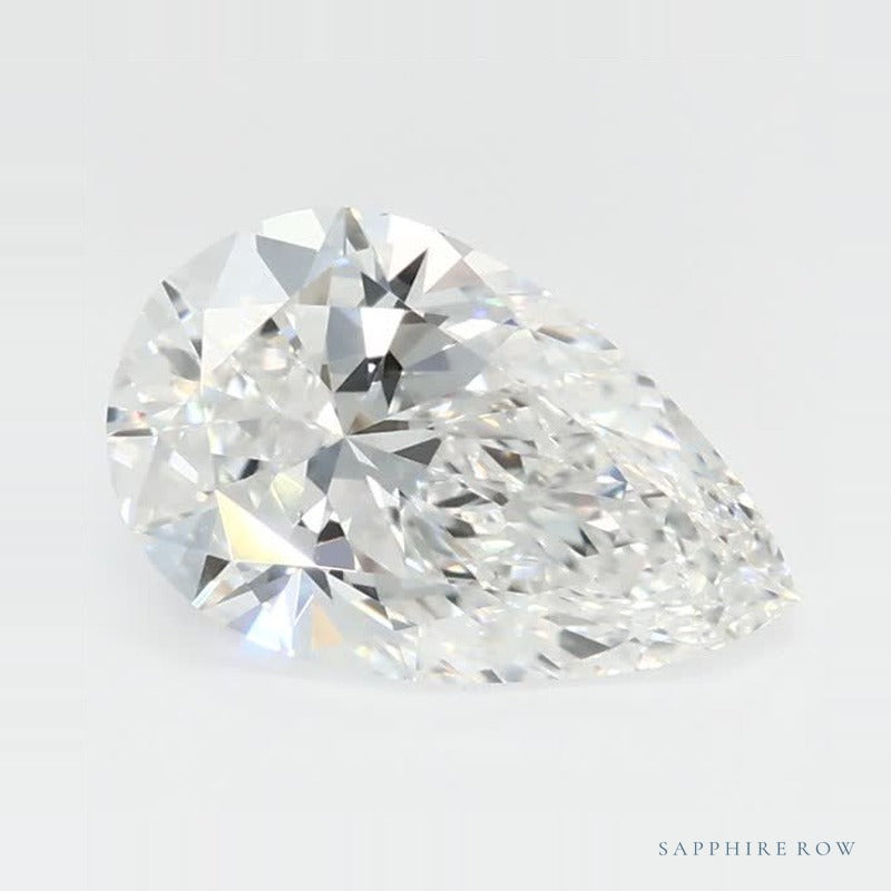 0.79 ct lab-grown diamond, pear cut | Sapphire Row · cut7