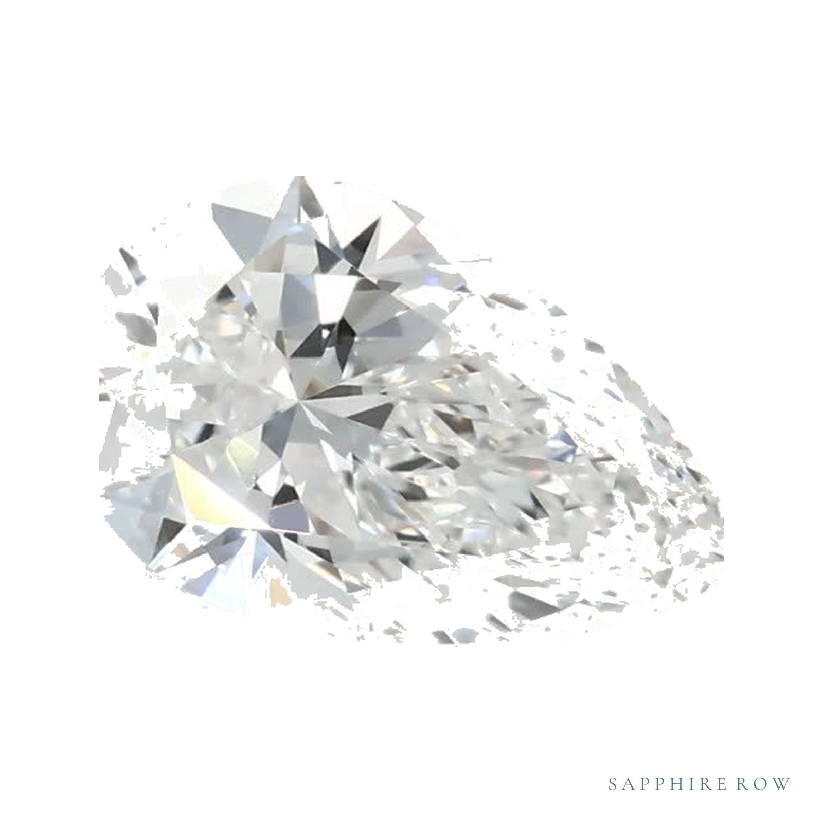 0.79 ct Pear Lab-Grown Diamond – E VS1 — Sapphire Row · cut · cut3 · cut4