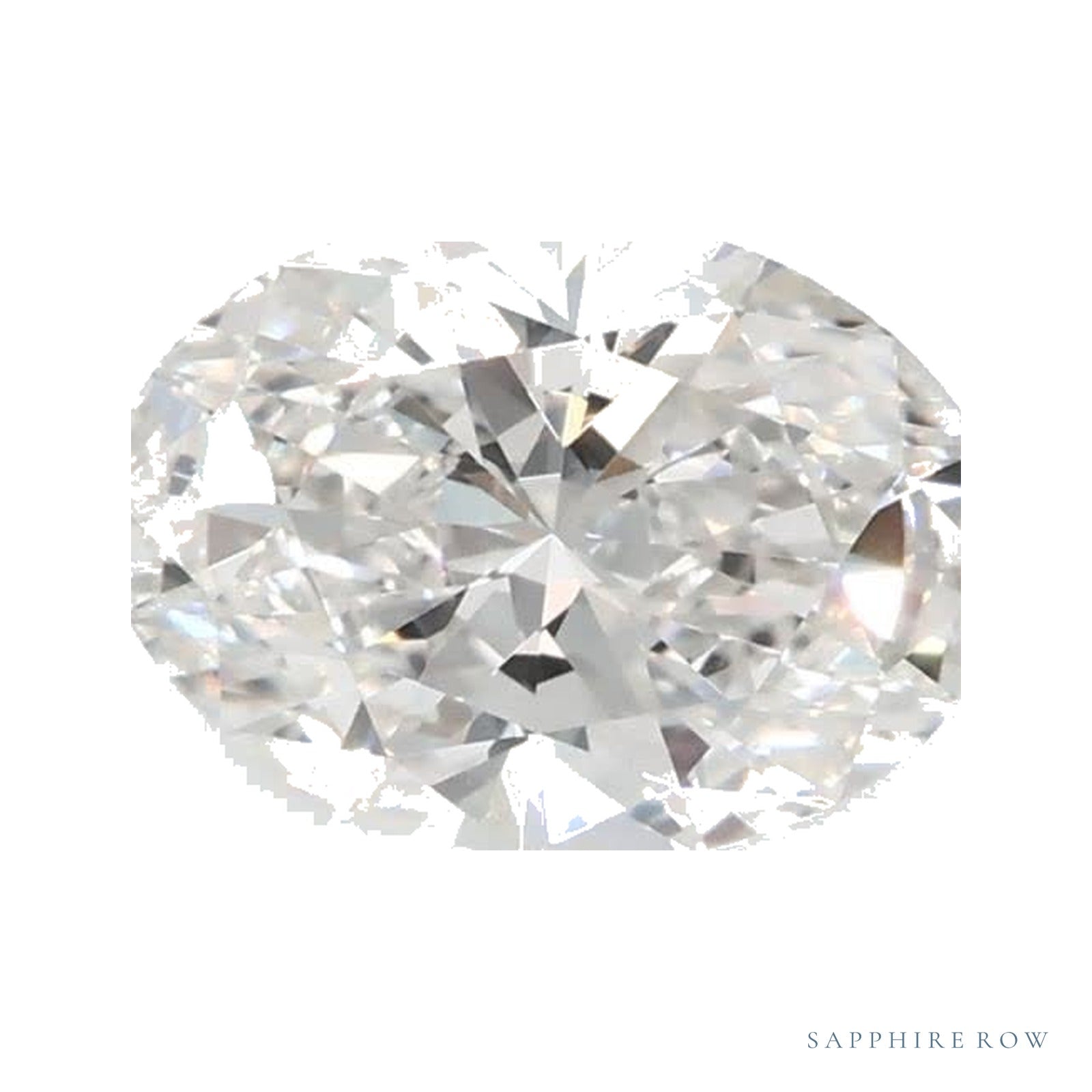 0.79 ct lab-grown diamond, oval cut | Sapphire Row