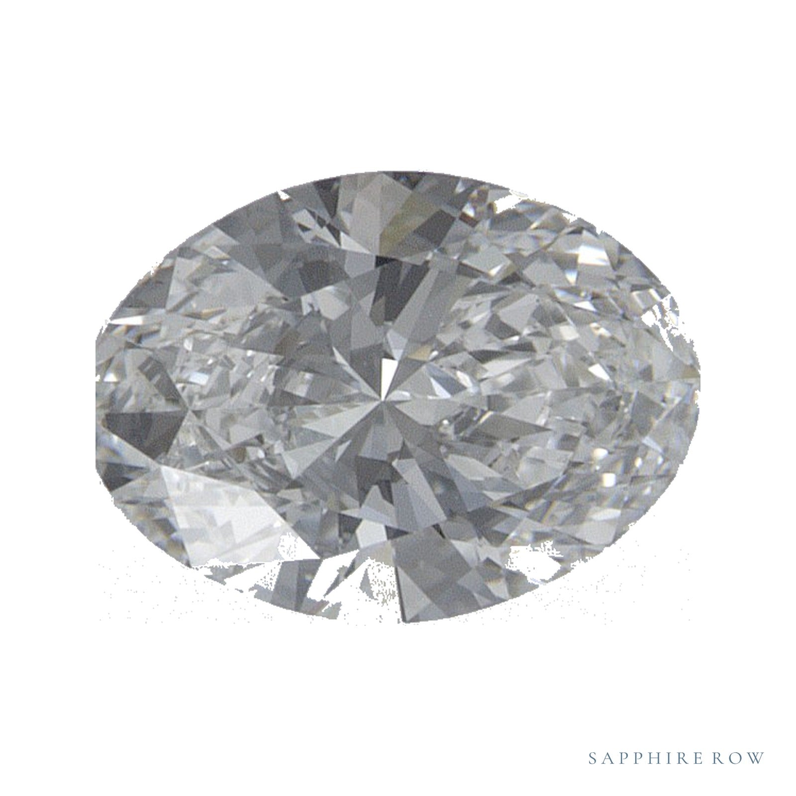 0.79 ct lab-grown diamond, oval cut | Sapphire Row · cut4