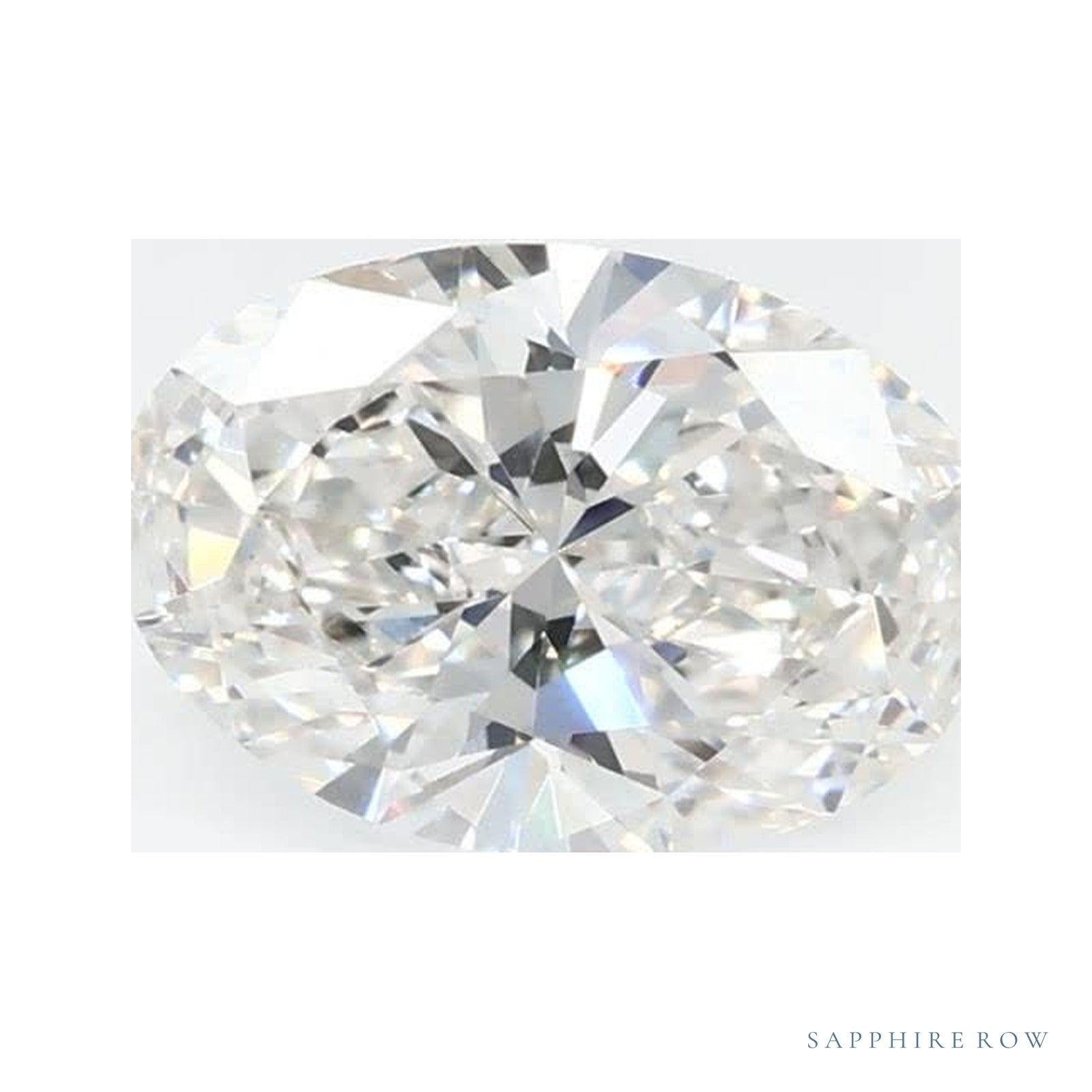 0.79 ct lab-grown diamond, oval cut | Sapphire Row · cut4