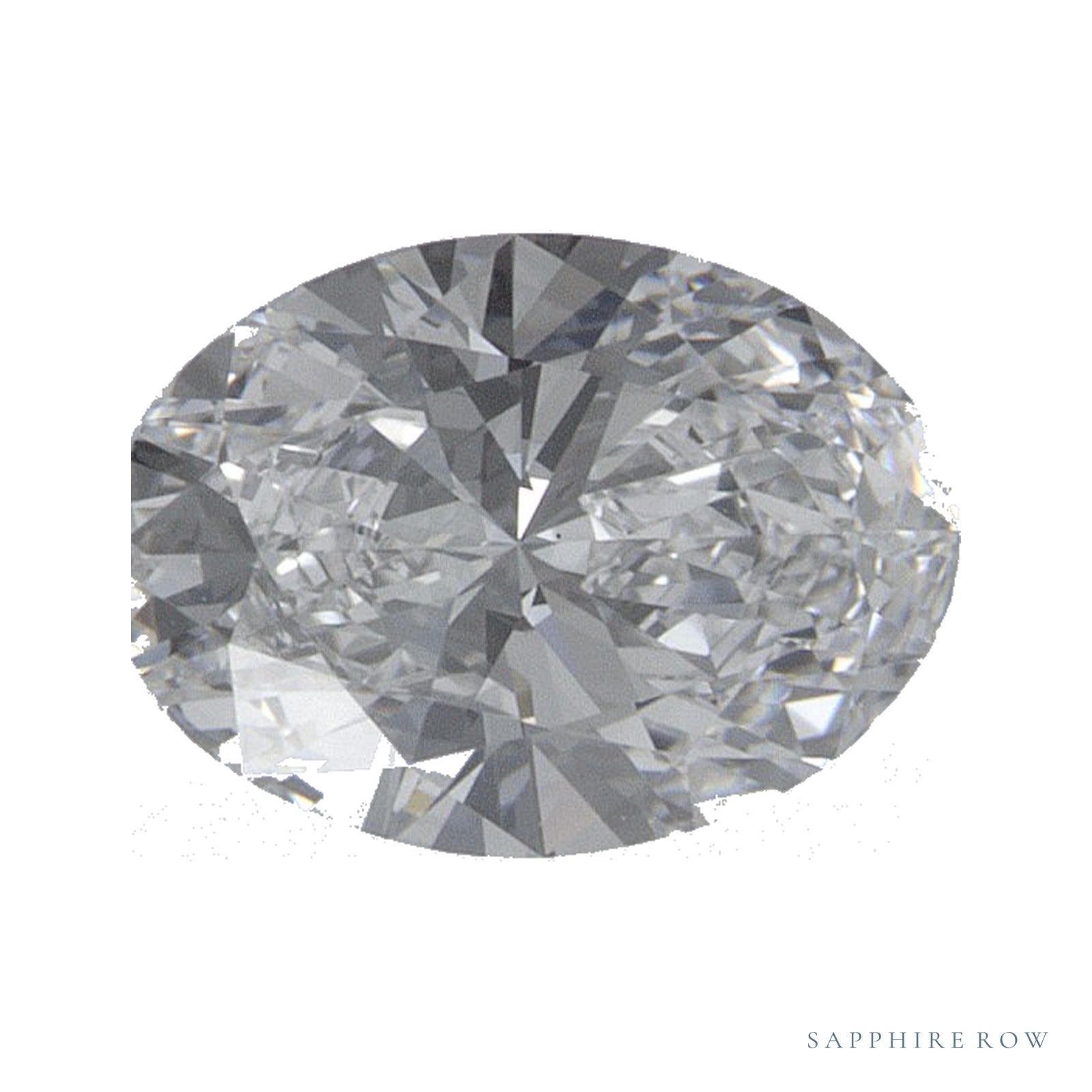 0.79 ct lab-grown diamond, oval cut | Sapphire Row · cut4