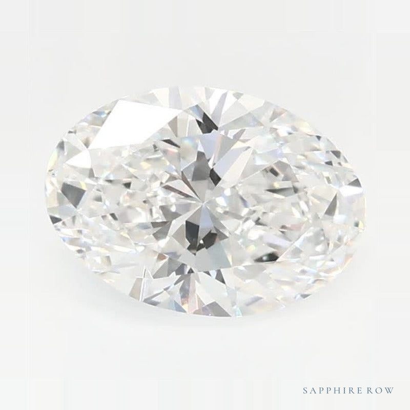 0.79 ct lab-grown diamond, oval cut | Sapphire Row · cut6