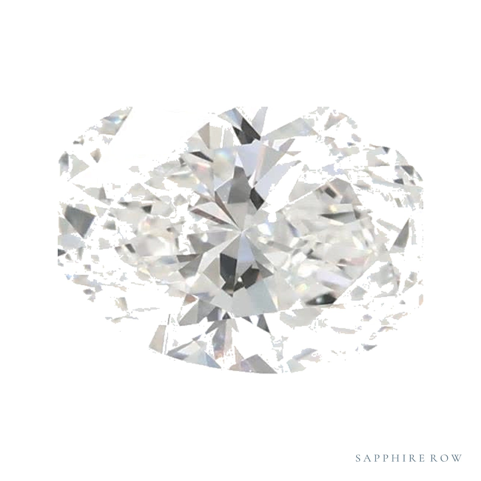 0.79 ct Oval Lab-Grown Diamond – F VS1 — Sapphire Row · cut · cut3 · cut4