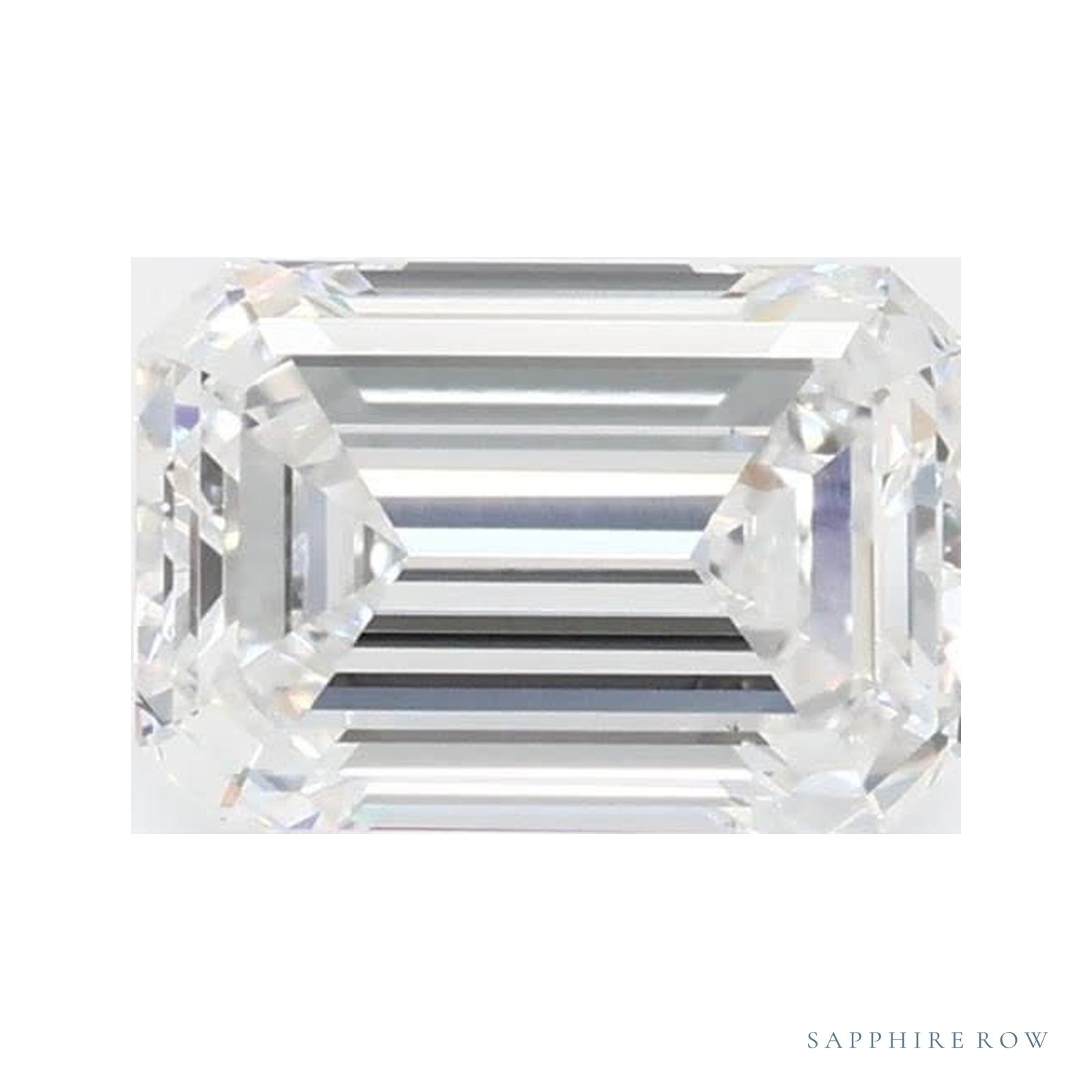 0.79 ct Emerald Lab-Grown Diamond – D VS2 — Sapphire Row · cut · cut3 · cut4