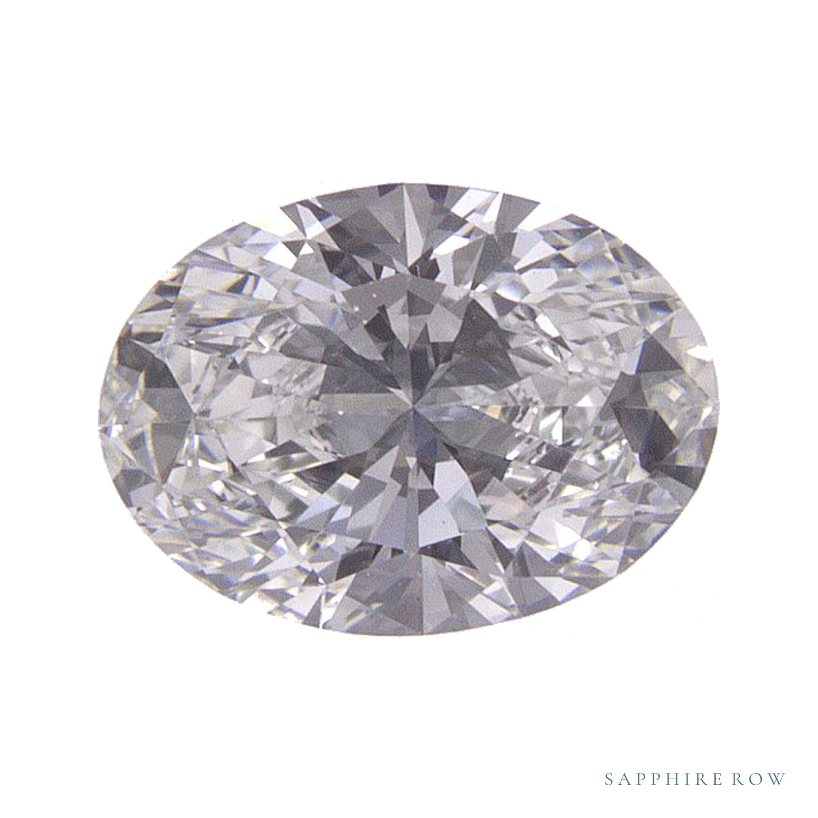 0.79 ct Oval Lab-Grown Diamond – D VVS2 — Sapphire Row · cut · cut3 · cut4