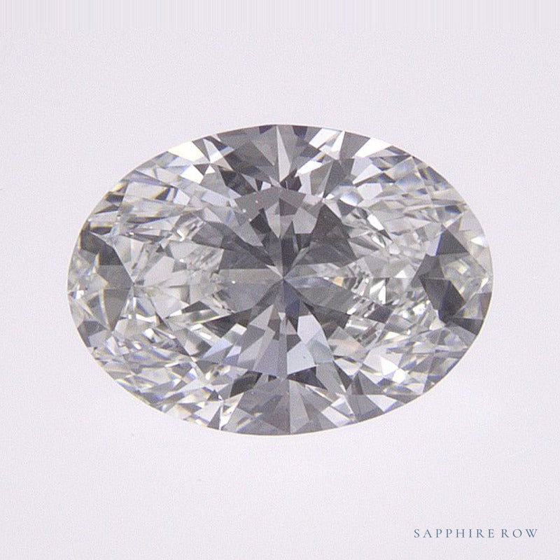 0.79 ct lab-grown diamond, oval cut | Sapphire Row · cut6