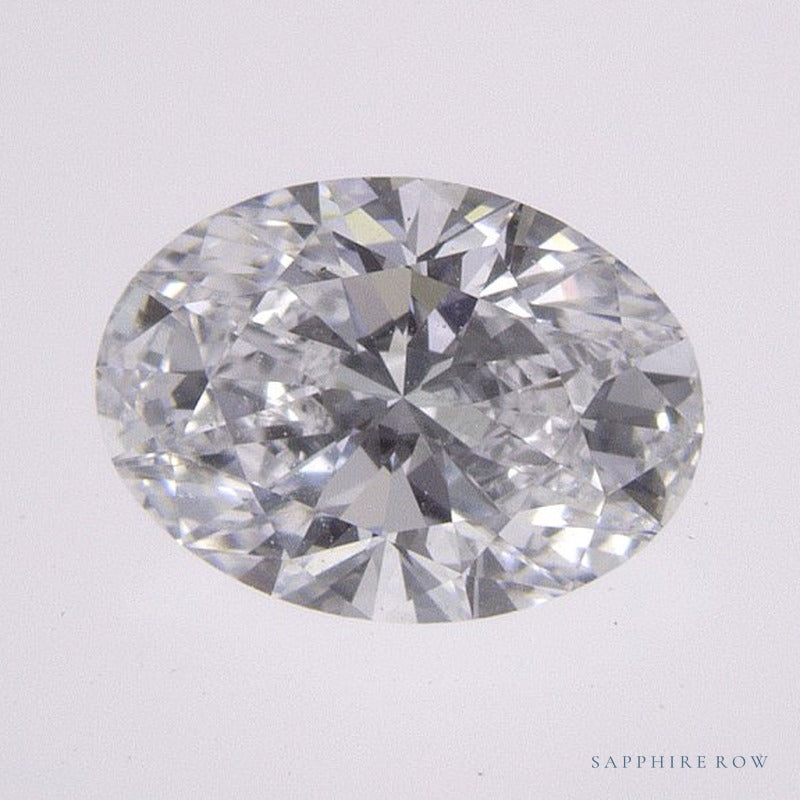 0.79 ct lab-grown diamond, oval cut | Sapphire Row · cut7