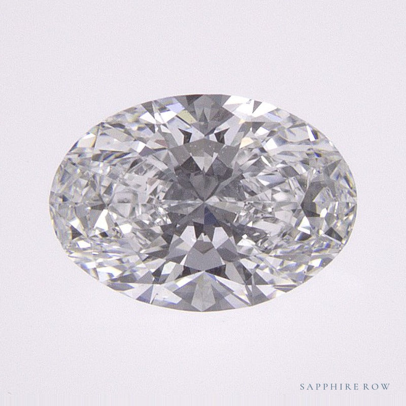 0.79 ct lab-grown diamond, oval cut | Sapphire Row · cut6