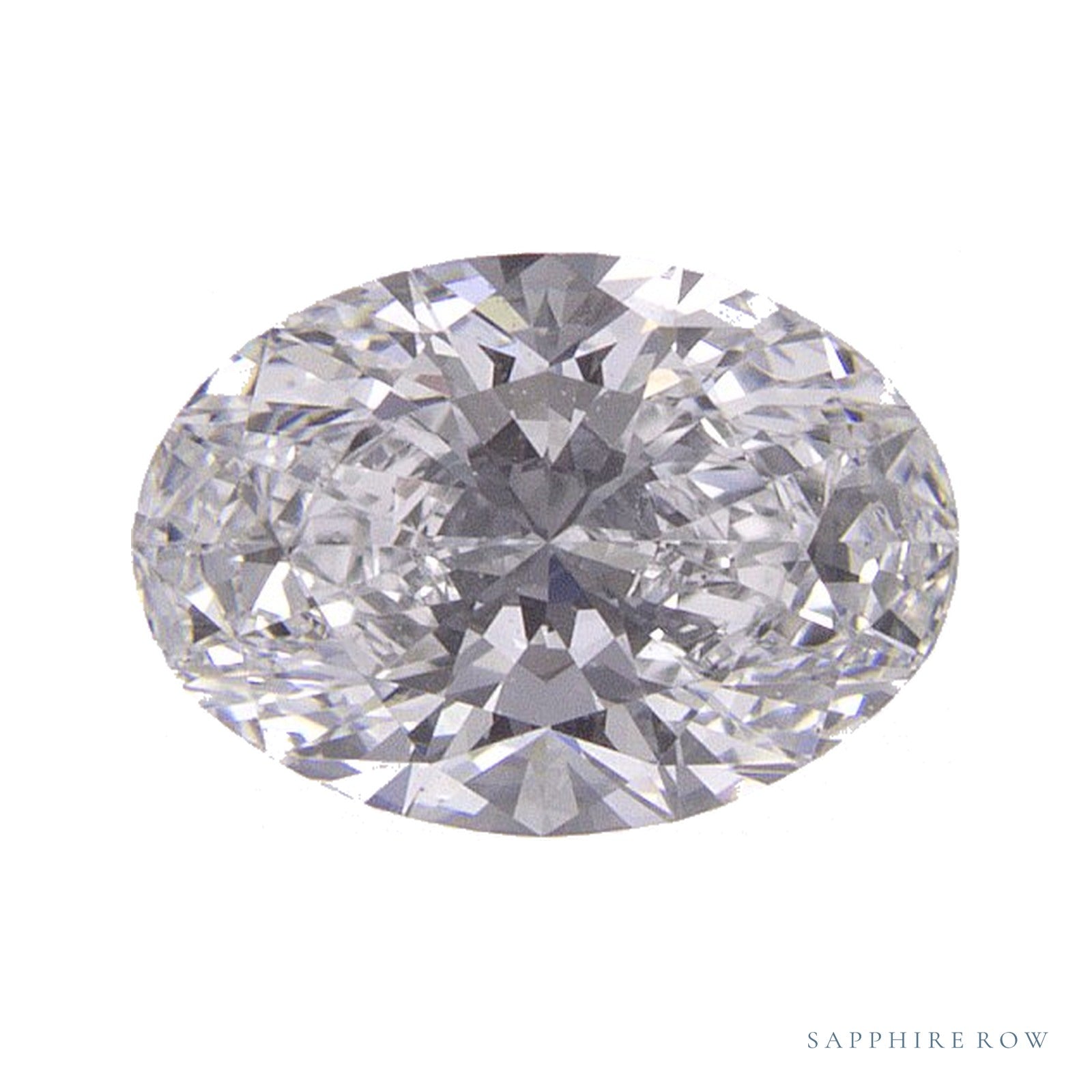 0.79 ct Oval Lab-Grown Diamond – D VVS2 — Sapphire Row · cut · cut3 · cut4