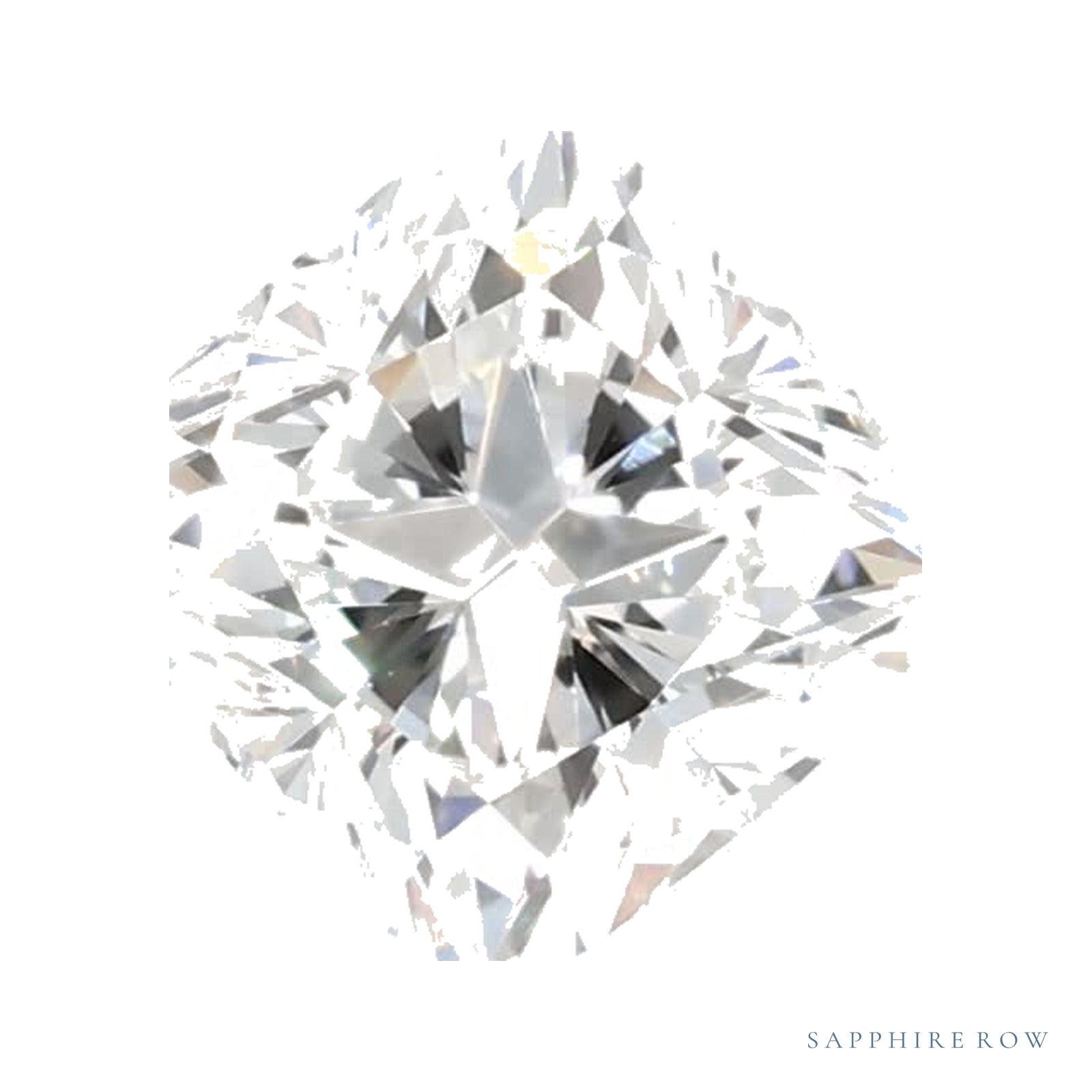 0.79 ct Cushion Lab-Grown Diamond – E VS1 — Sapphire Row · cut · cut3 · cut4