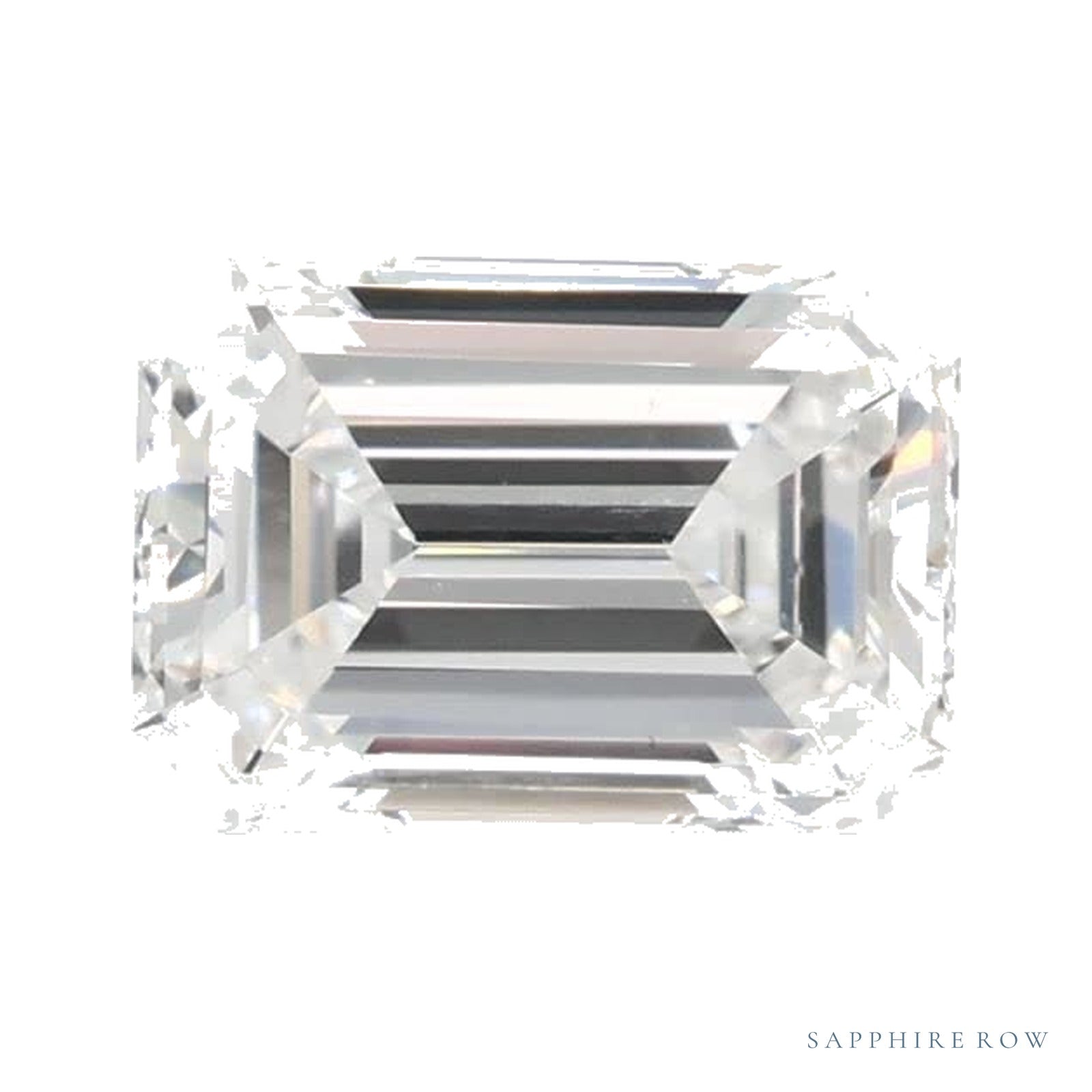 0.78 ct lab-grown diamond, emerald cut | Sapphire Row · cut4