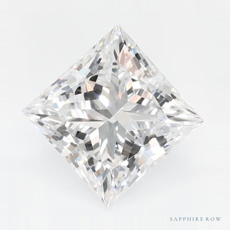 0.78 ct lab-grown diamond, square cut | Sapphire Row · cut7