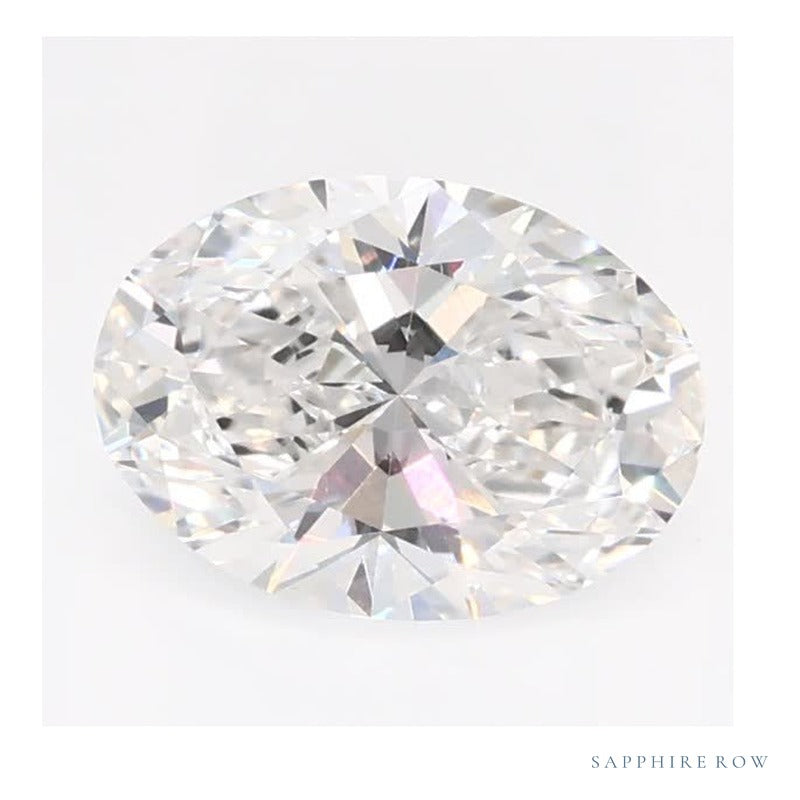 0.78 ct lab-grown diamond, oval cut | Sapphire Row · cut7