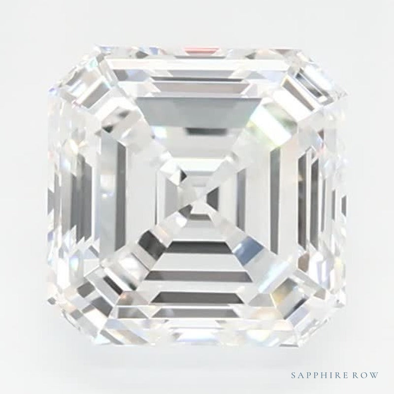 0.78 ct lab-grown diamond, asscher cut | Sapphire Row · cut7