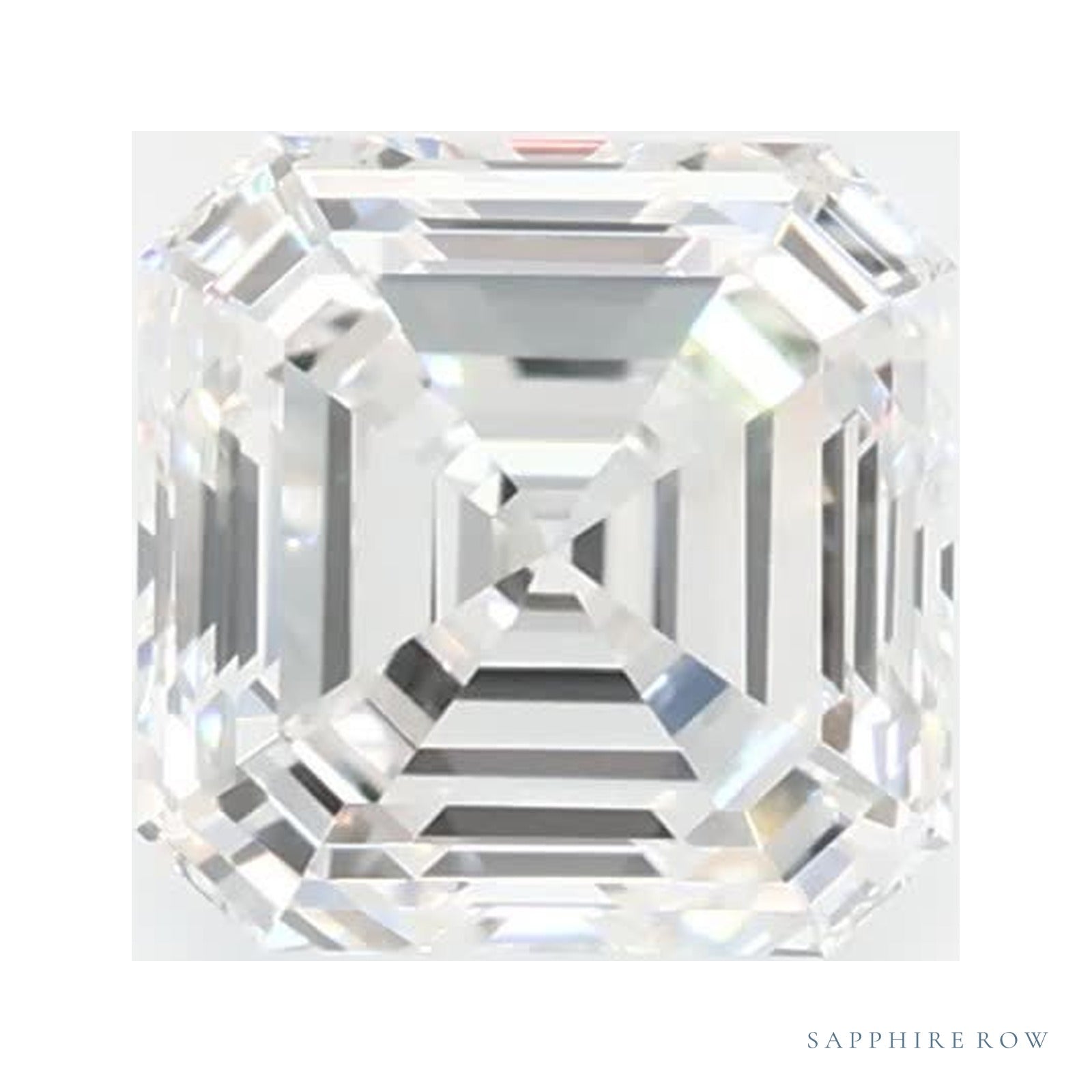 0.78 ct lab-grown diamond, asscher cut | Sapphire Row · cut4