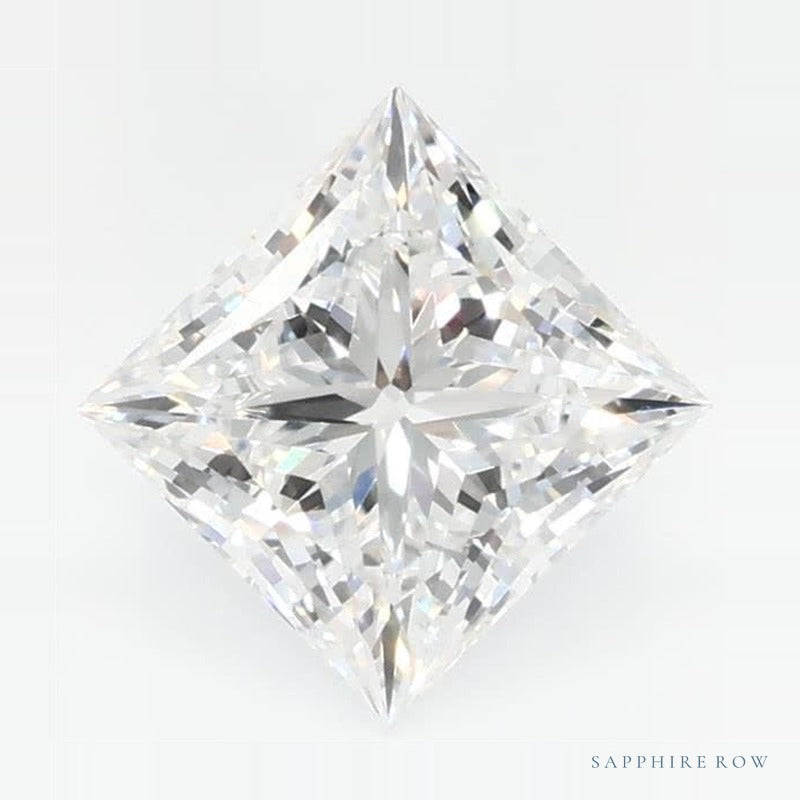 0.78 ct lab-grown diamond, square cut | Sapphire Row · cut7