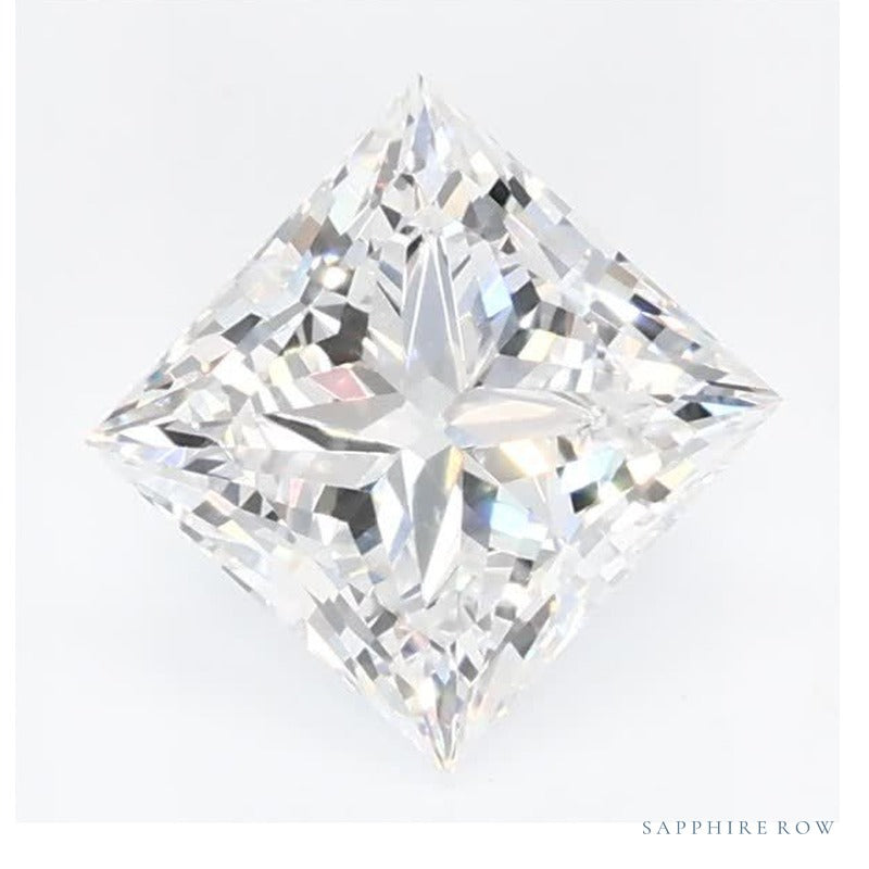 0.78 ct lab-grown diamond, square cut | Sapphire Row · cut7