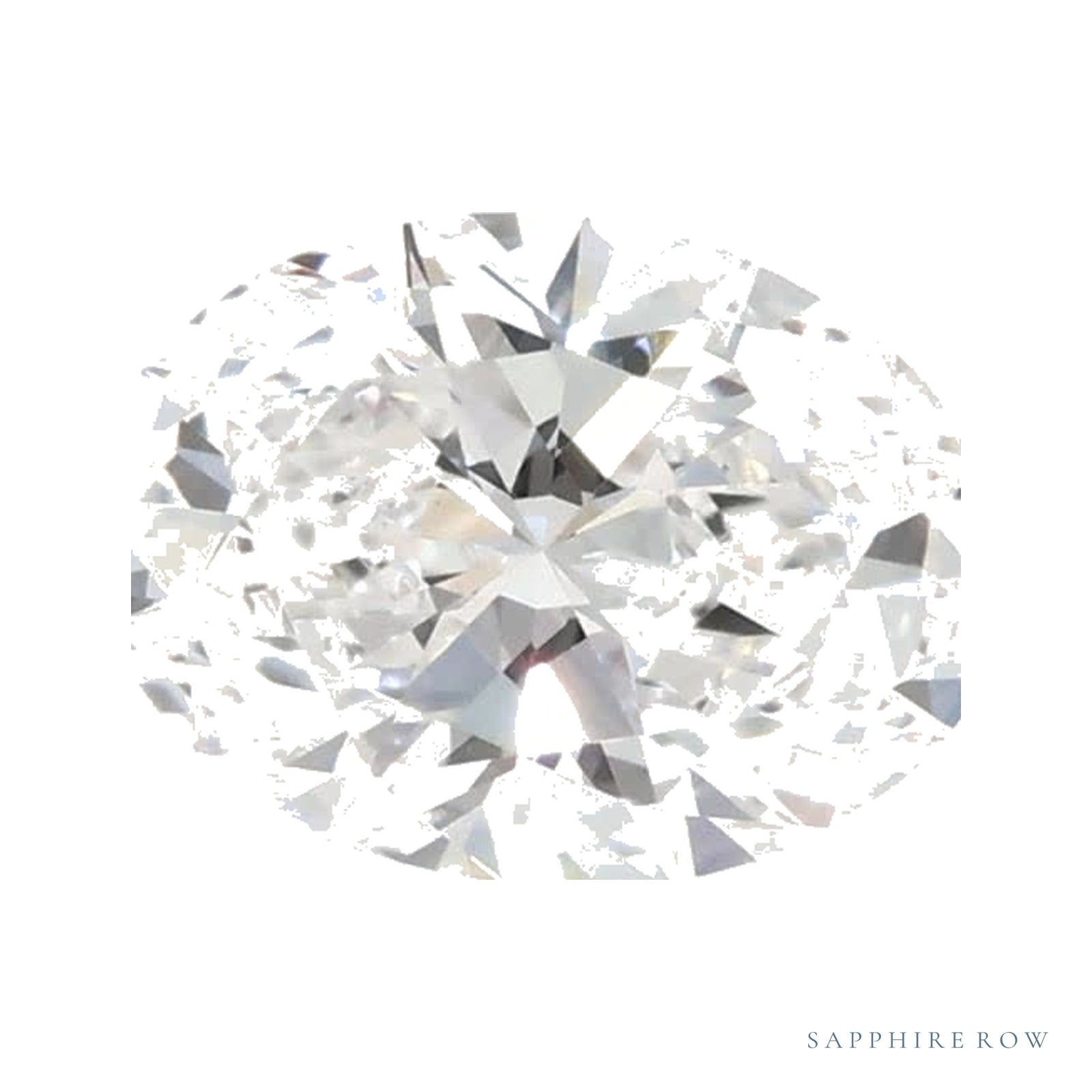 0.78 ct Oval Lab-Grown Diamond – E VS1 — Sapphire Row · cut · cut3 · cut4