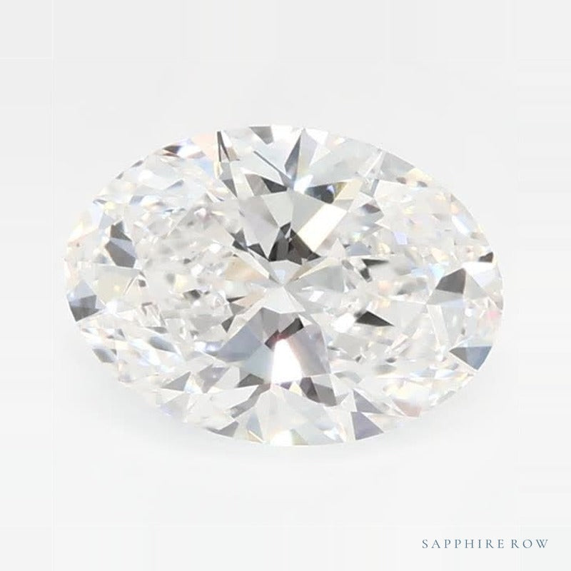 0.78 ct lab-grown diamond, oval cut | Sapphire Row · cut6