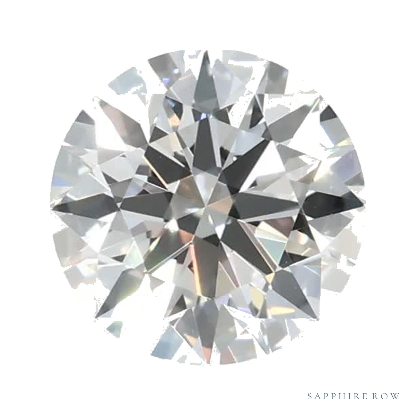 0.78 ct lab-grown diamond, round cut | Sapphire Row · cut4