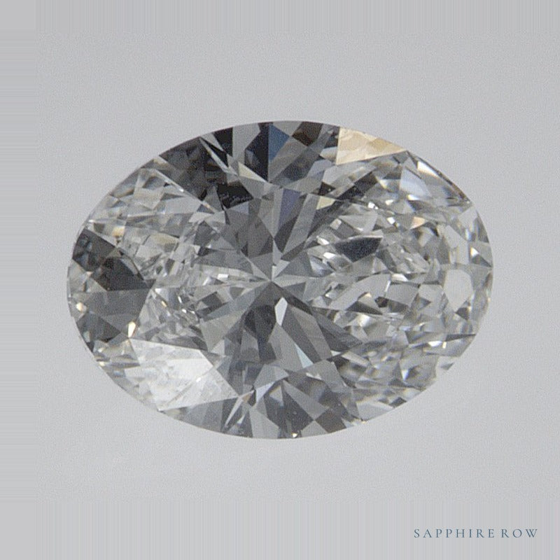 0.78 ct lab-grown diamond, oval cut | Sapphire Row · cut6