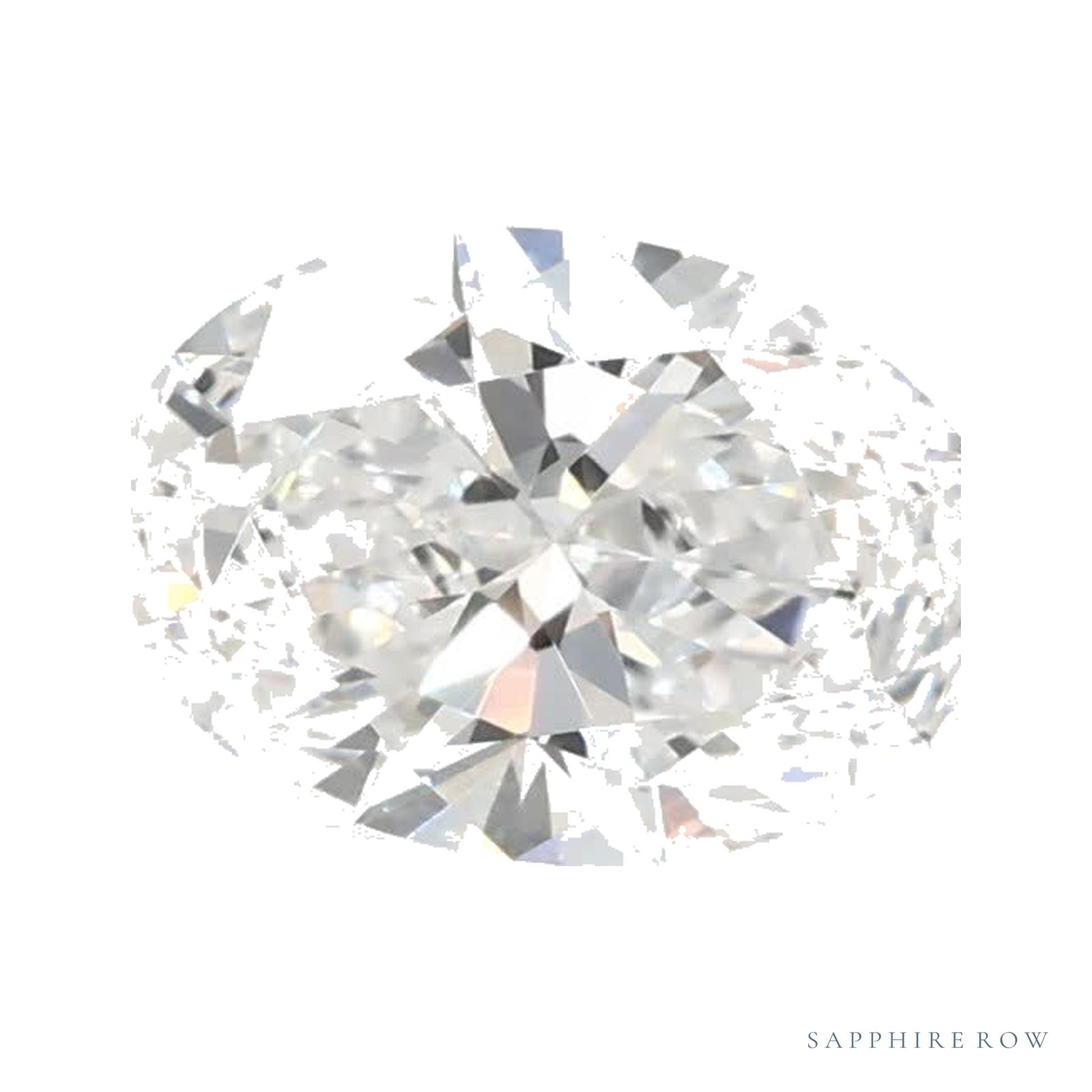 0.78 ct Oval Lab-Grown Diamond – D VVS2 — Sapphire Row · cut · cut3 · cut4