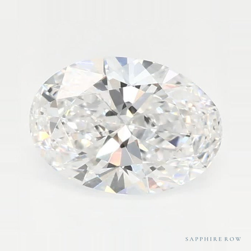 0.78 ct lab-grown diamond, oval cut | Sapphire Row · cut7