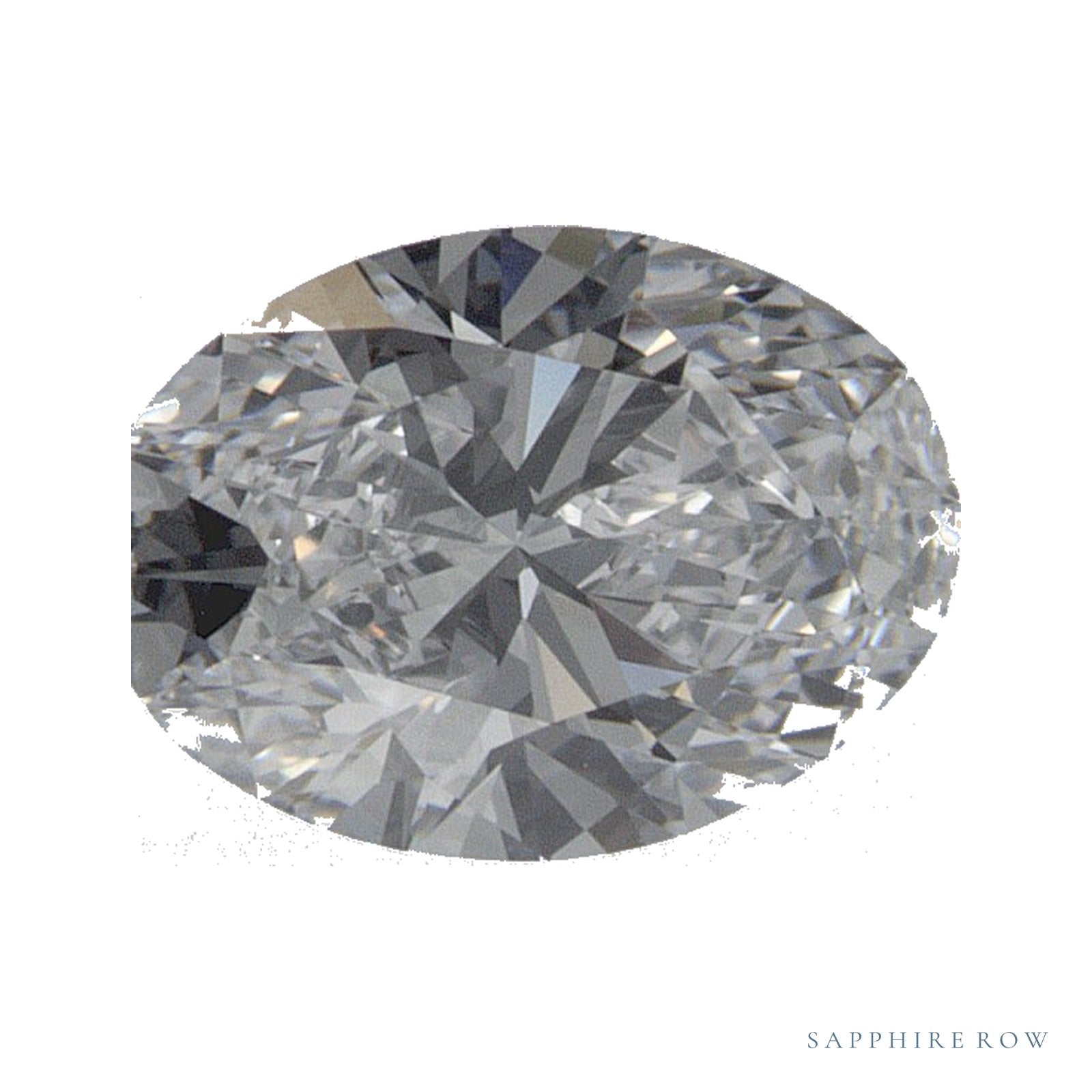 0.78 ct Oval Lab-Grown Diamond – D VVS1 — Sapphire Row · cut · cut3 · cut4