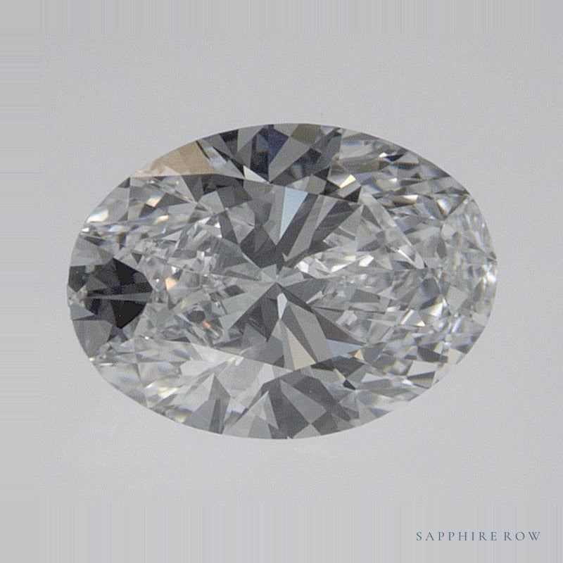 0.78 ct lab-grown diamond, oval cut | Sapphire Row · cut6