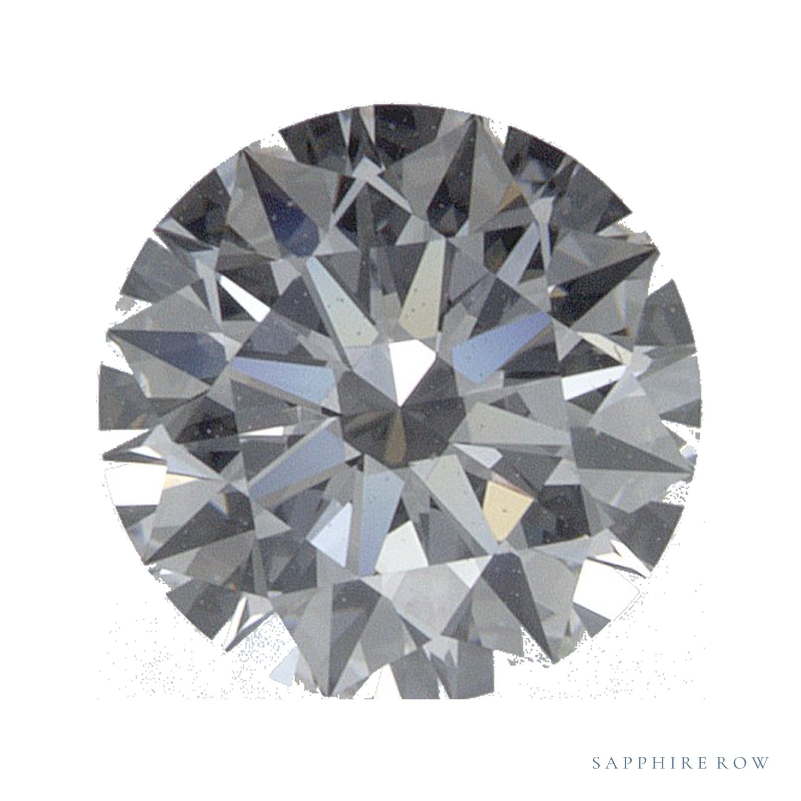 0.78 ct lab-grown diamond, round cut | Sapphire Row · cut4