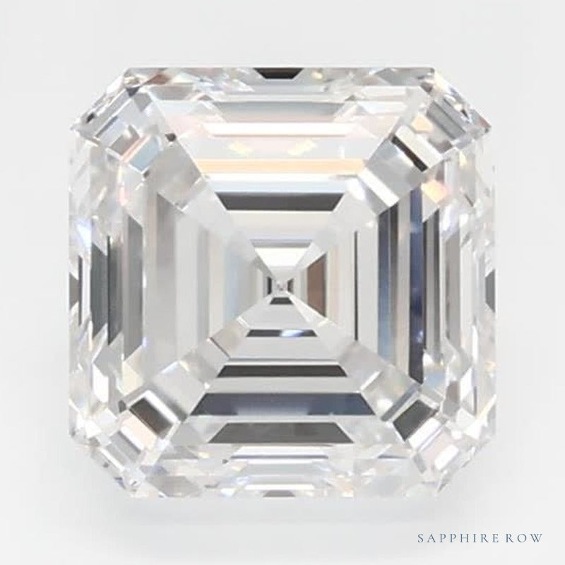 0.77 ct lab-grown diamond, asscher cut | Sapphire Row · cut7