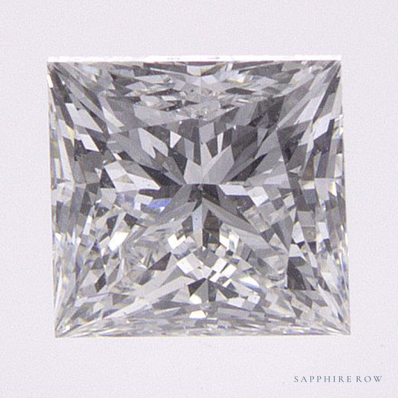 0.77 ct lab-grown diamond, square cut | Sapphire Row · cut7
