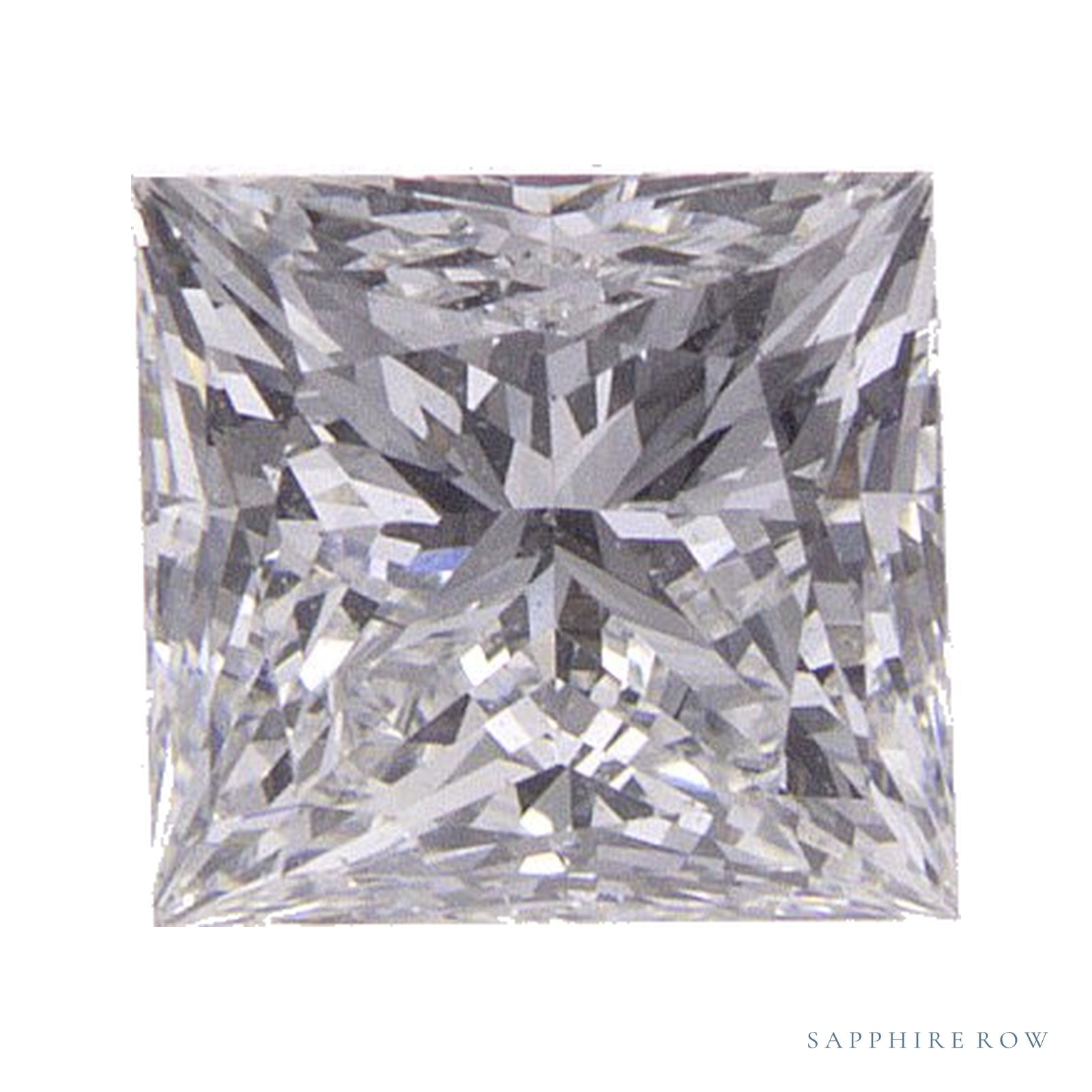 0.77 ct lab-grown diamond, square cut | Sapphire Row · cut4