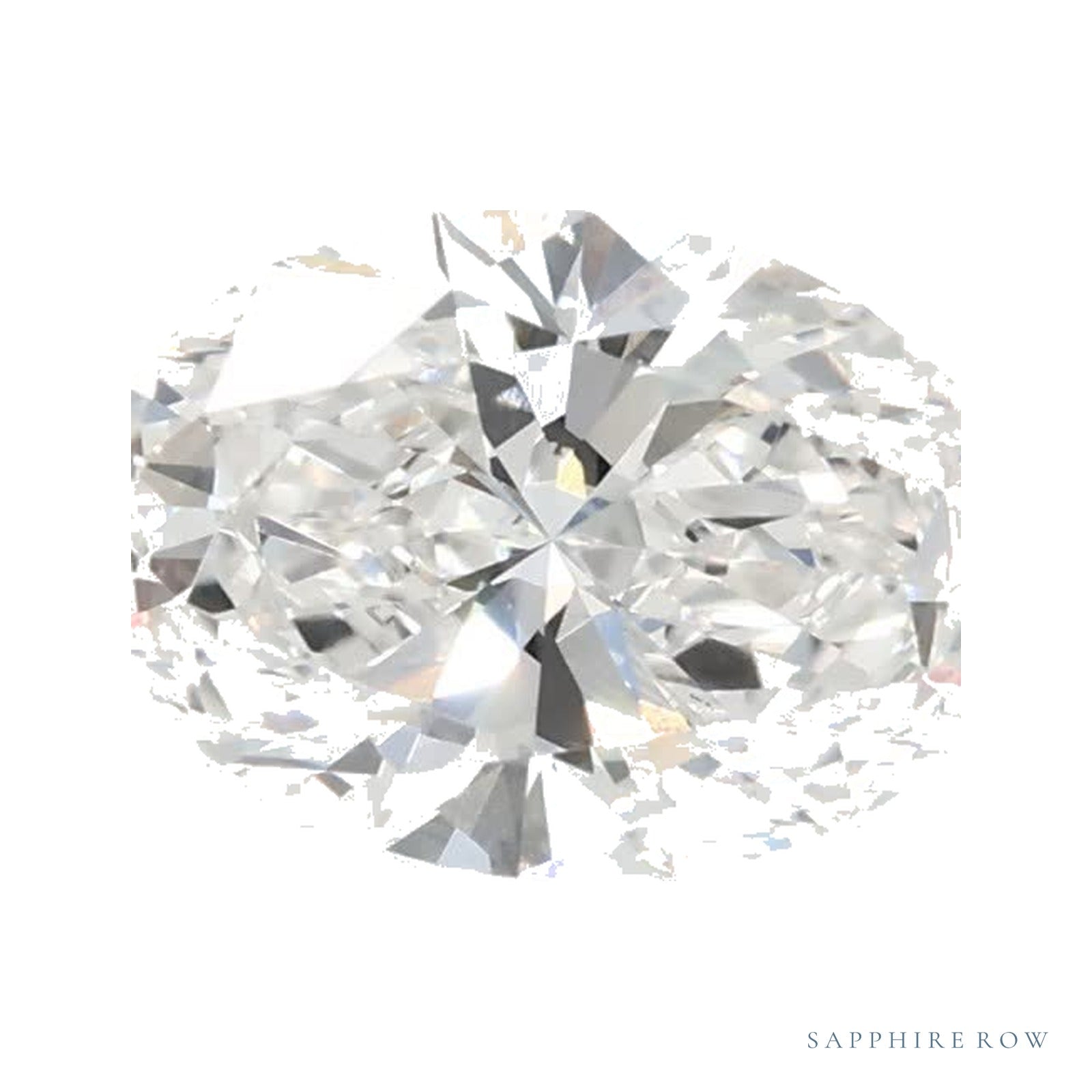 0.77 ct lab-grown diamond, oval cut | Sapphire Row · cut4