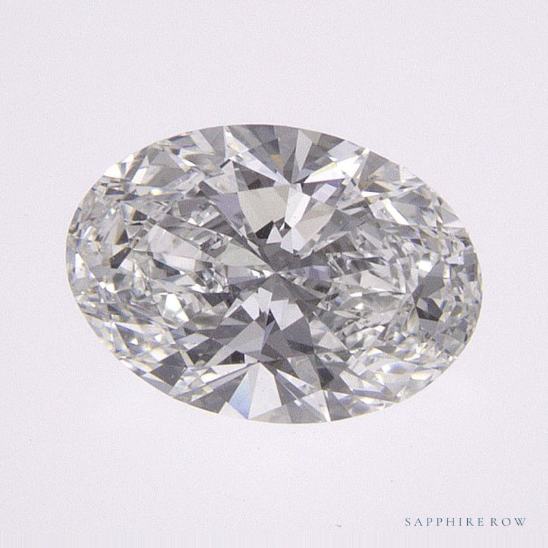 0.77 ct lab-grown diamond, oval cut | Sapphire Row · cut6