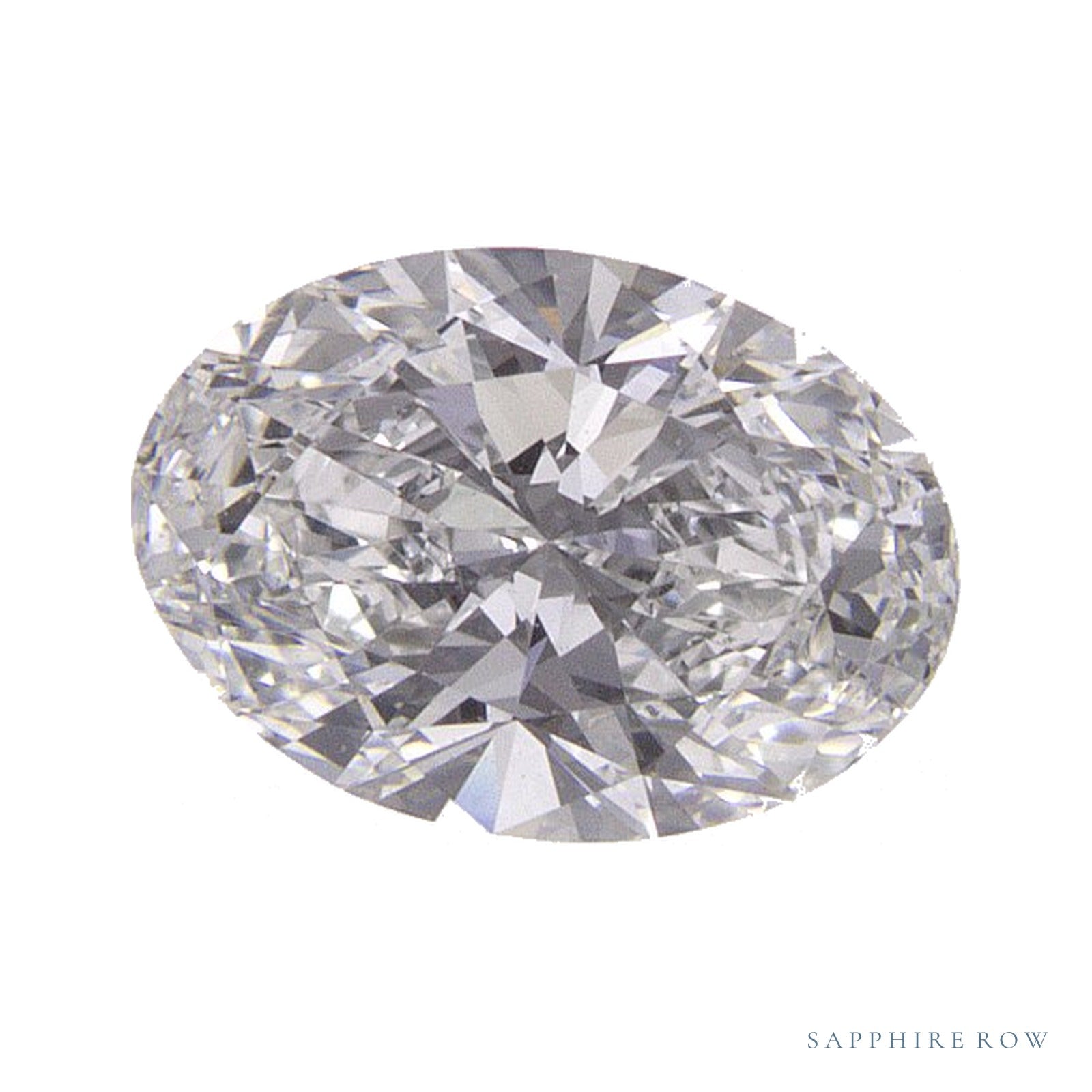 0.77 ct lab-grown diamond, oval cut | Sapphire Row · cut4