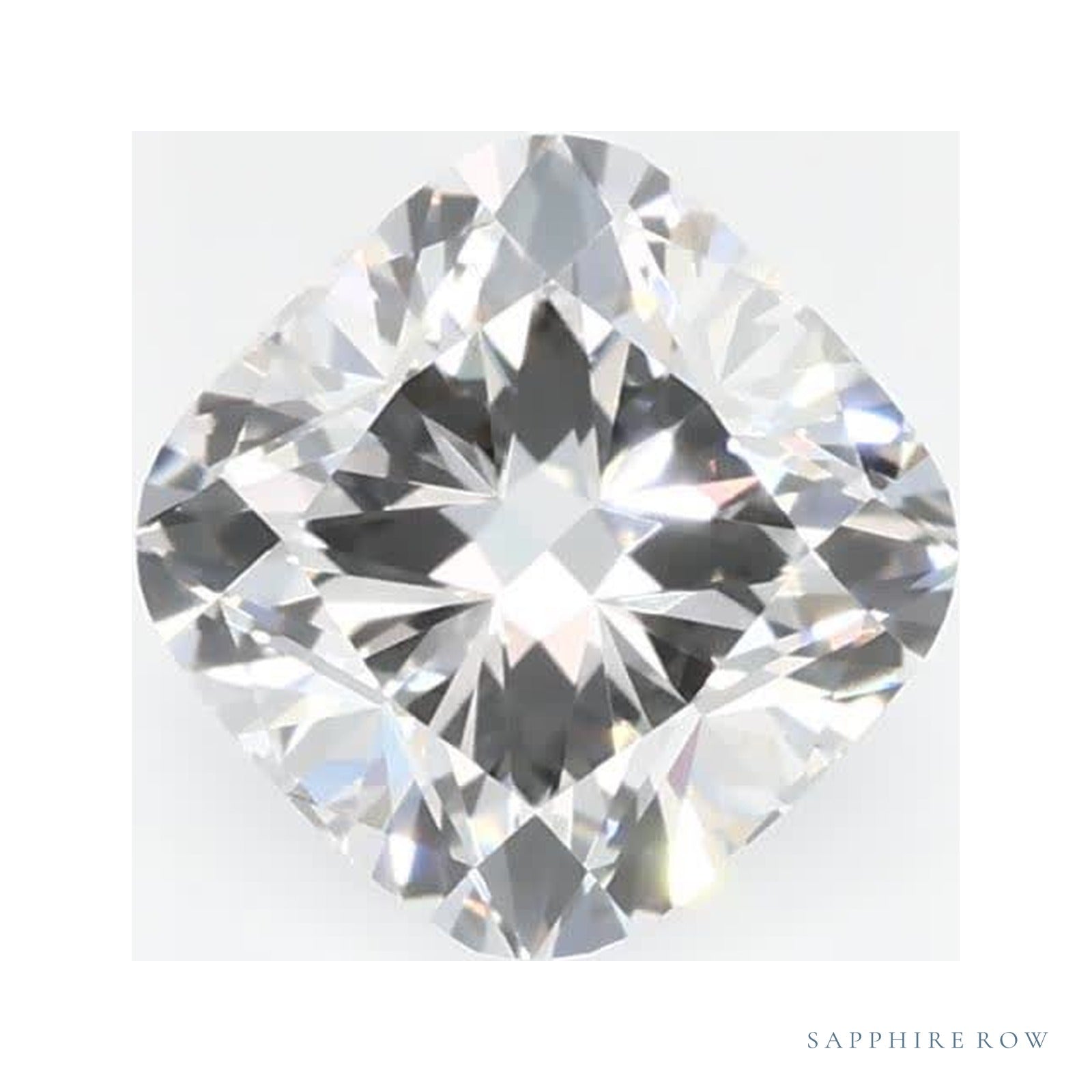 0.77 ct Cushion Lab-Grown Diamond – D VS1 — Sapphire Row · cut · cut3 · cut4