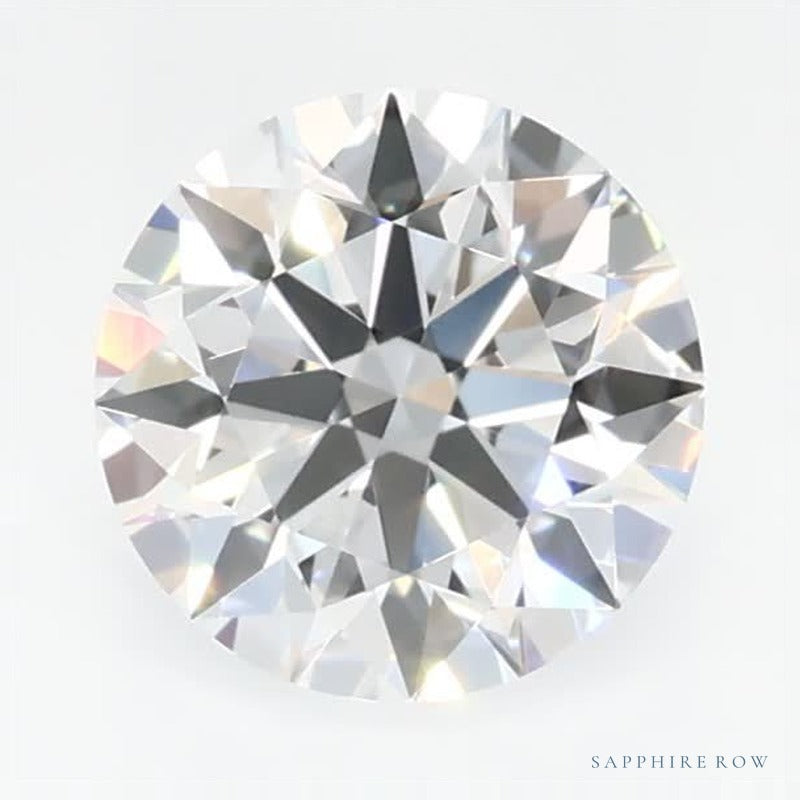 0.77 ct lab-grown diamond, round cut | Sapphire Row · cut6