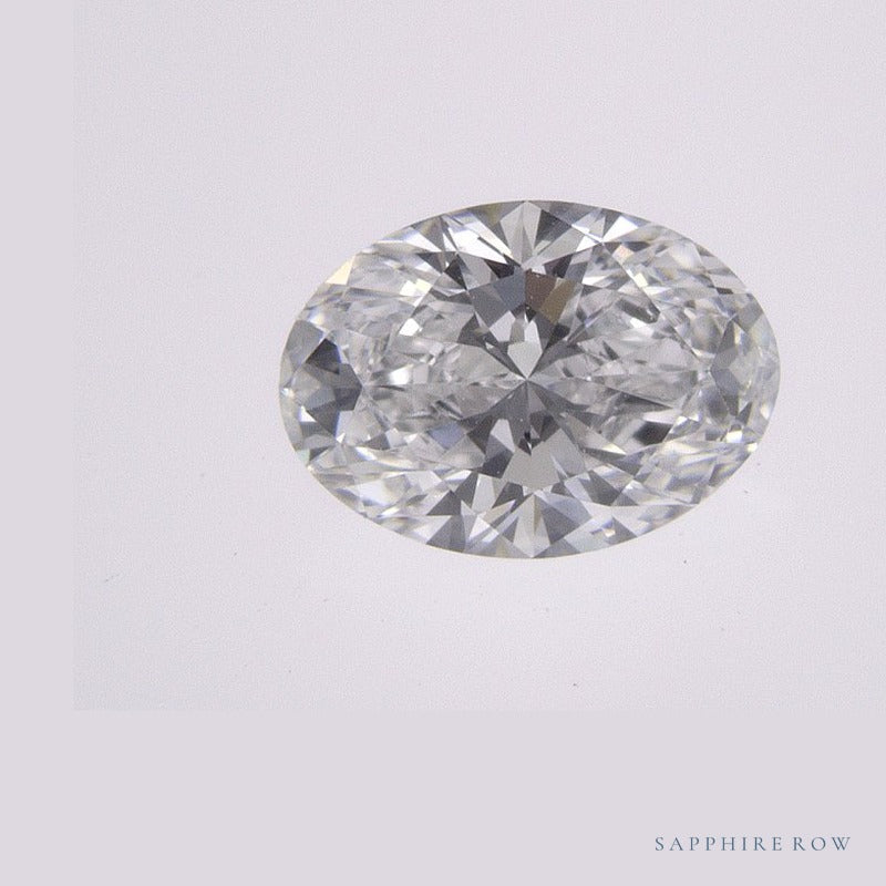 0.77 ct lab-grown diamond, oval cut | Sapphire Row · cut6