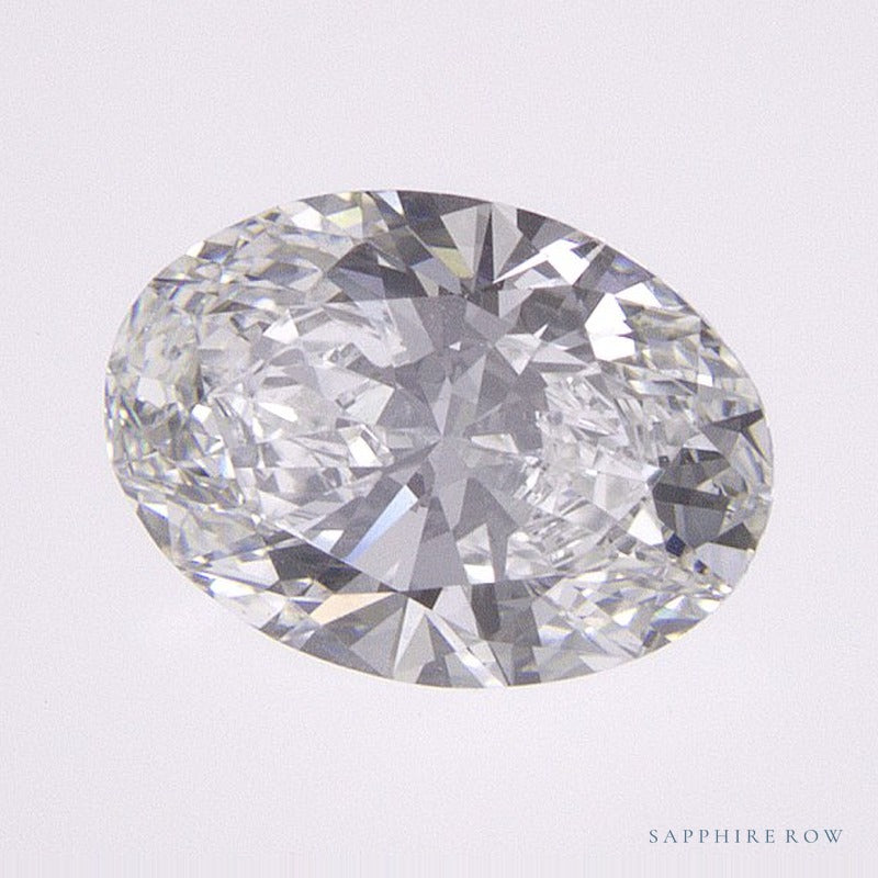 0.77 ct lab-grown diamond, oval cut | Sapphire Row · cut7