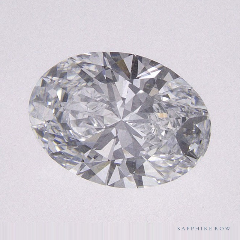 0.76 ct lab-grown diamond, oval cut | Sapphire Row · cut7