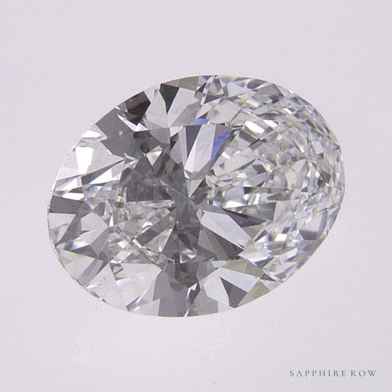 0.76 ct lab-grown diamond, oval cut | Sapphire Row · cut6