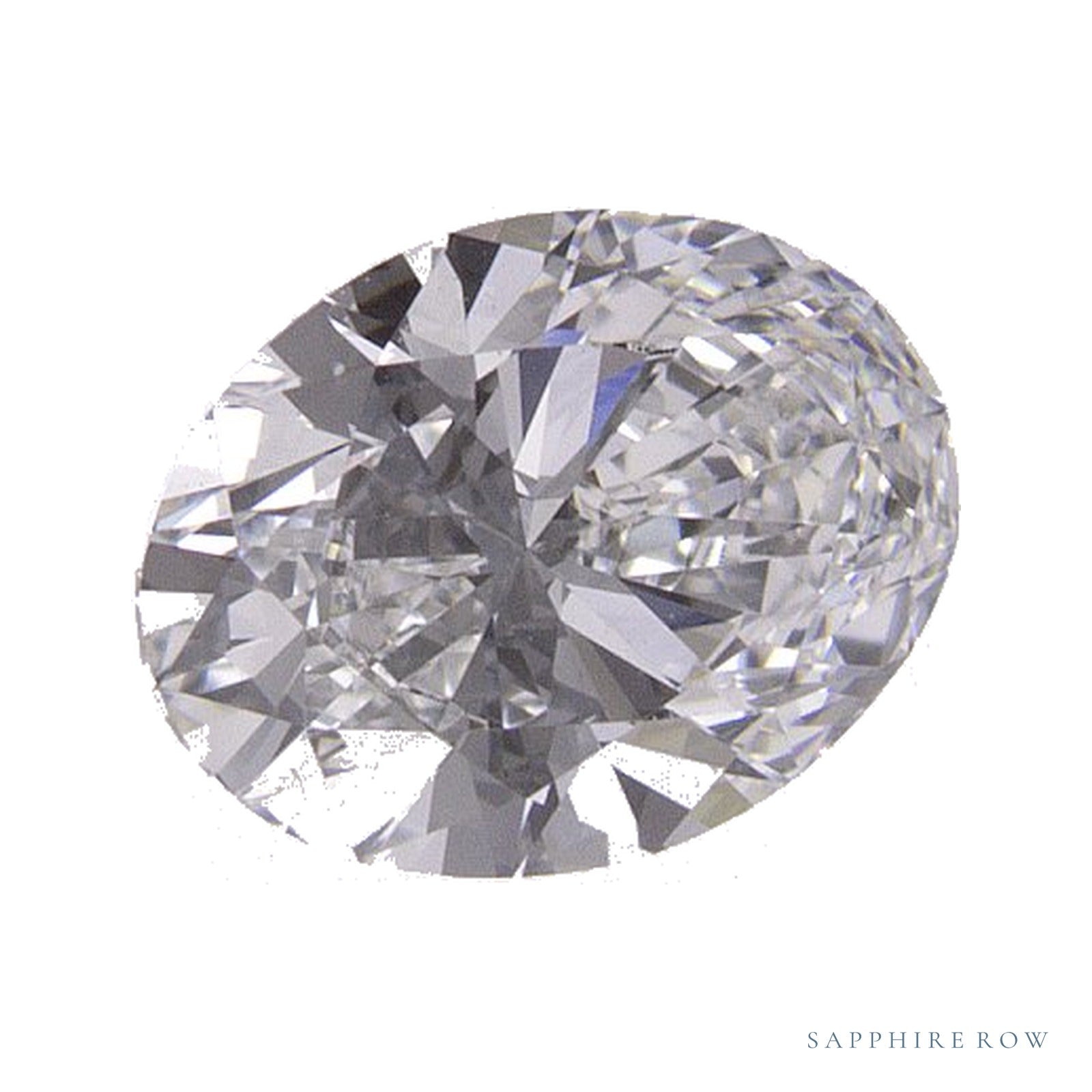 0.76 ct lab-grown diamond, oval cut | Sapphire Row · cut4