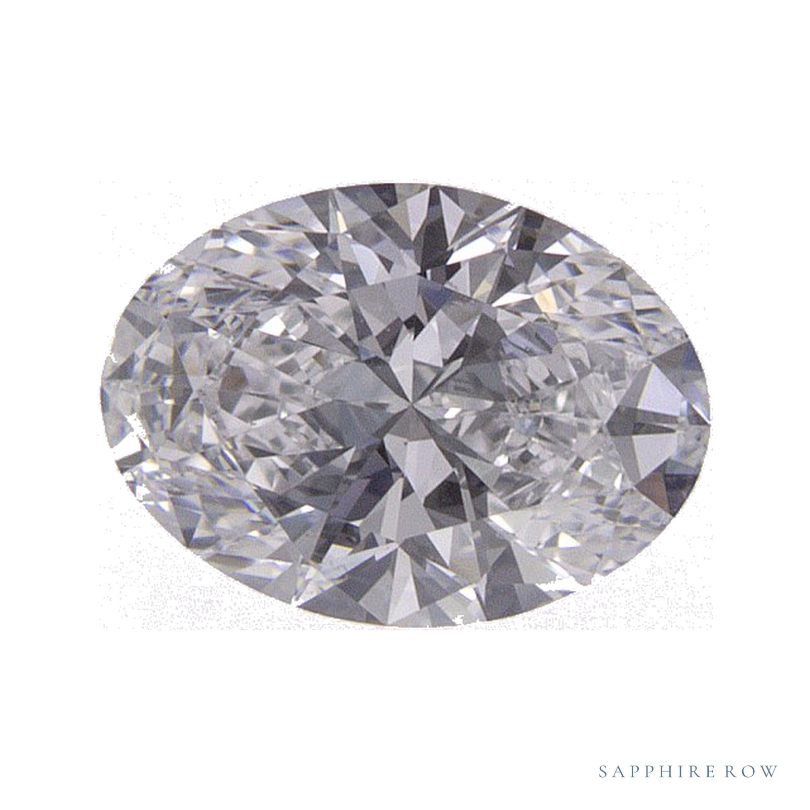 0.76 ct lab-grown diamond, oval cut | Sapphire Row · cut4