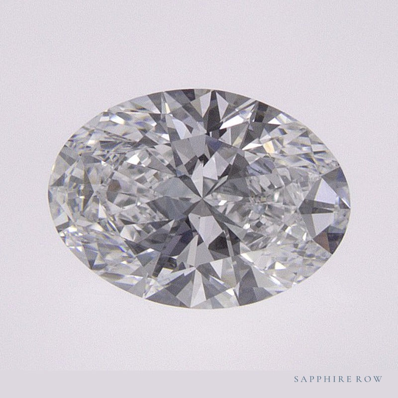 0.76 ct lab-grown diamond, oval cut | Sapphire Row · cut6