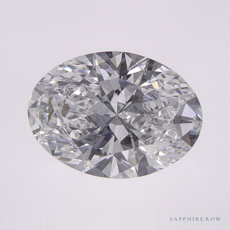 0.76 ct lab-grown diamond, oval cut | Sapphire Row · cut7