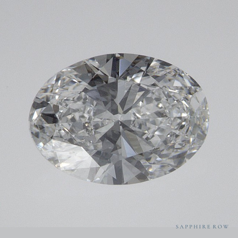 0.76 ct lab-grown diamond, oval cut | Sapphire Row · cut6