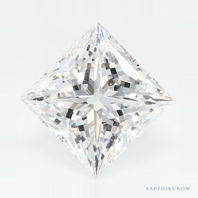 0.75 ct lab-grown diamond, square cut | Sapphire Row · cut7